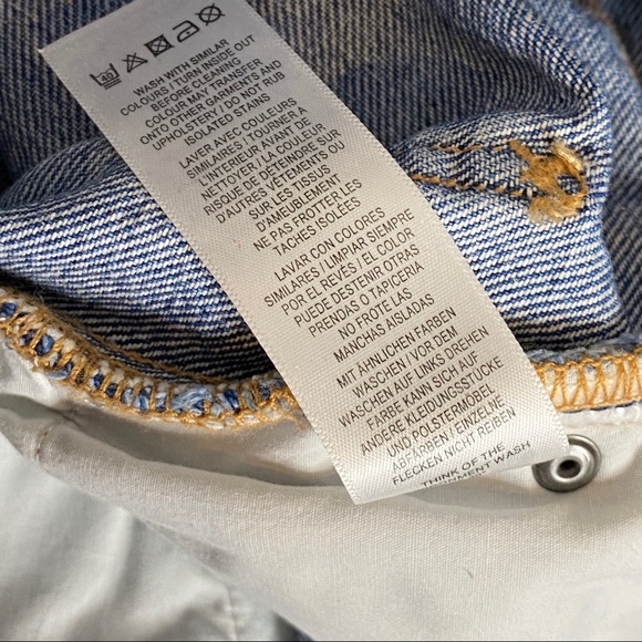 [ASOS] Ultra High Rise Cutoff Denim Jean Shorts - Picture 6 of 6